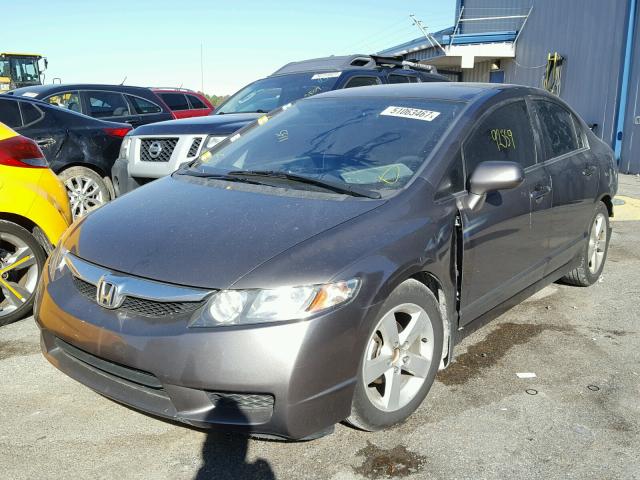 19XFA1F6XBE001949 - 2011 HONDA CIVIC LX-S GRAY photo 2