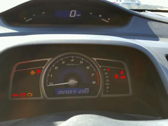 19XFA1F6XBE001949 - 2011 HONDA CIVIC LX-S GRAY photo 8