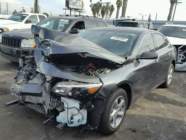 1G1ZB5ST6HF194881 - 2017 CHEVROLET MALIBU LS 石墨色 照片 2