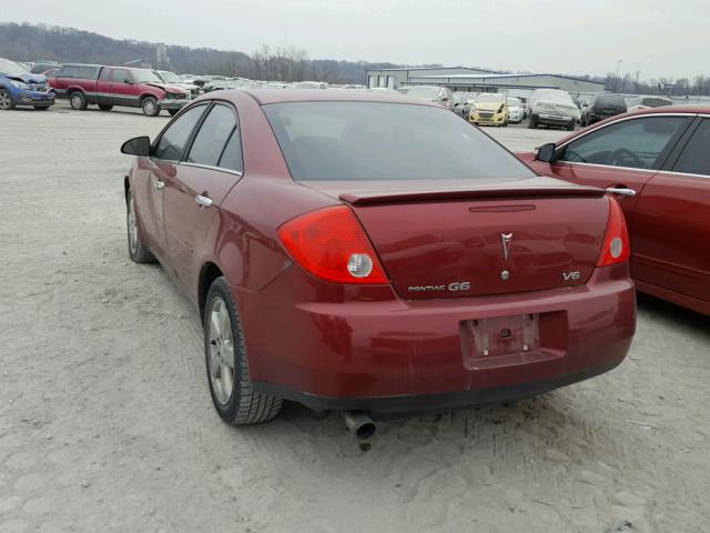 1G2ZG57N484309481 - 2008 PONTIAC G6 BASE RED photo 3