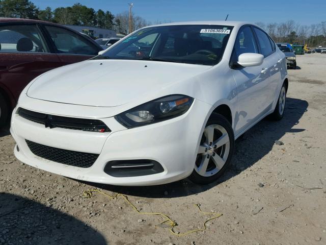 1C3CDFBB7FD330243 - 2015 DODGE DART SXT WHITE photo 2