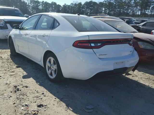 1C3CDFBB7FD330243 - 2015 DODGE DART SXT WHITE photo 3