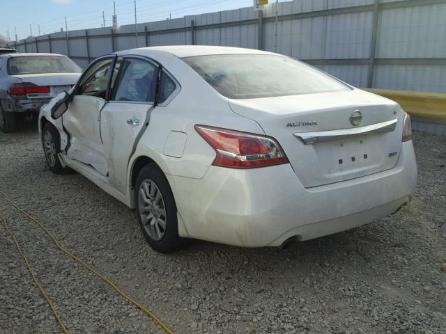 1N4AL3AP8DN586874 - 2013 NISSAN ALTIMA 2.5 WHITE photo 3