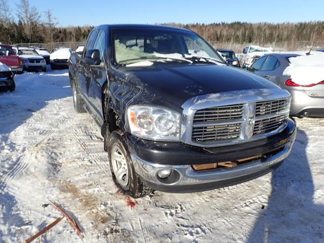 1D7HU18208J126955 - 2008 DODGE RAM 1500 S BLACK photo 1