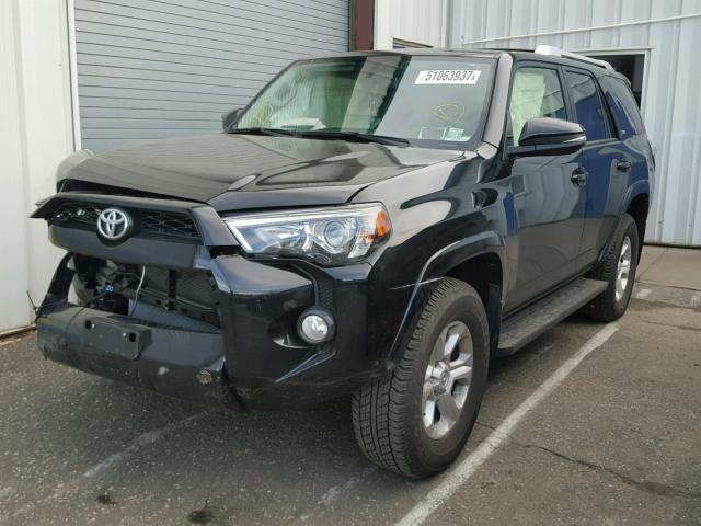 JTEBU5JR1G5345179 - 2016 TOYOTA 4RUNNER SR BLACK photo 2