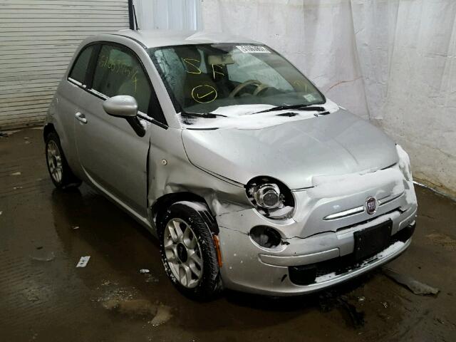 3C3CFFAR1CT130974 - 2012 FIAT 500 POP SILVER photo 1