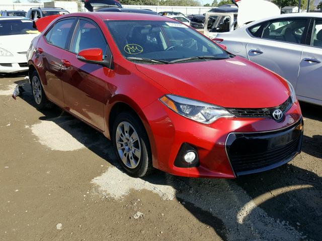 2T1BURHE7GC605053 - 2016 TOYOTA COROLLA L RED photo 1