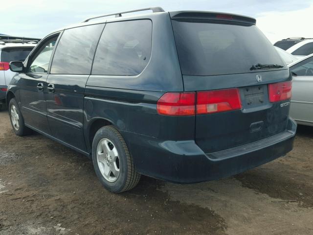 2HKRL1866XH545551 - 1999 HONDA ODYSSEY EX GREEN photo 3