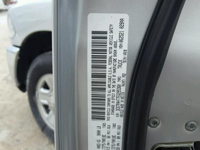 3C6TR4HT7EG295360 - 2014 RAM 2500 ST SILVER photo 10