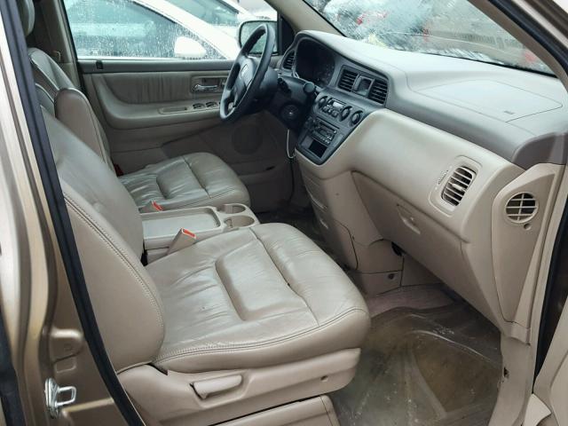 5FNRL18984B031494 - 2004 HONDA ODYSSEY EX BEIGE photo 5