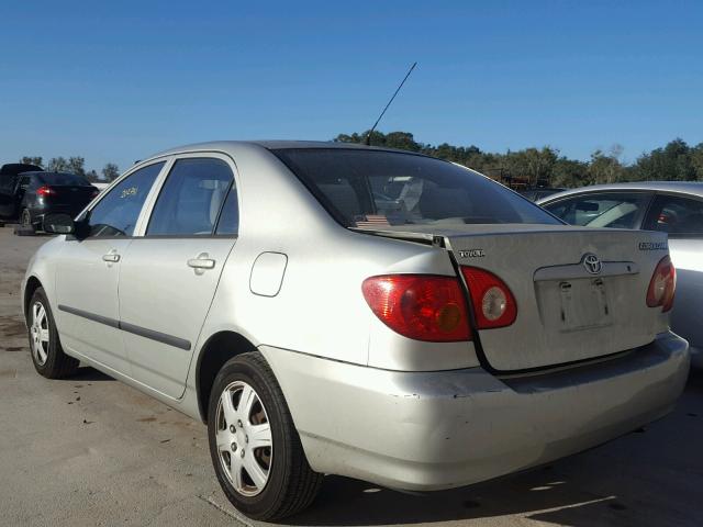 JTDBR32E532009231 - 2003 TOYOTA COROLLA CE SILVER photo 3