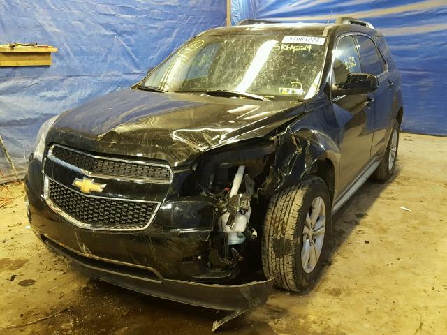 2GNFLFEKXF6330962 - 2015 CHEVROLET EQUINOX LT BLACK photo 2