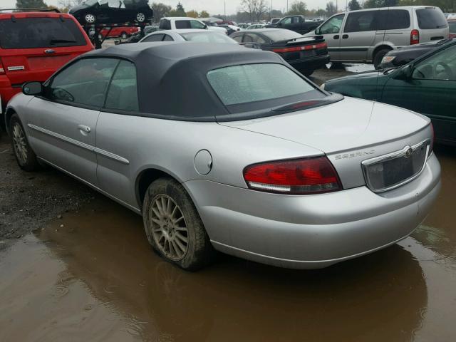 1C3EL45R64N273100 - 2004 CHRYSLER SEBRING LX SILVER photo 3