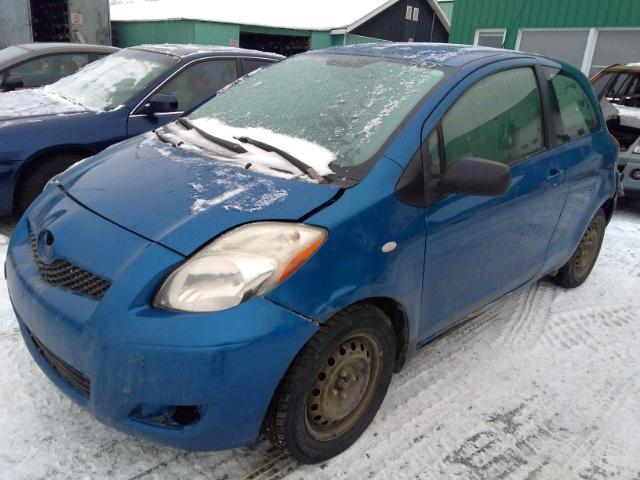 JTDJT4K36A5314430 - 2010 TOYOTA YARIS BLUE photo 2