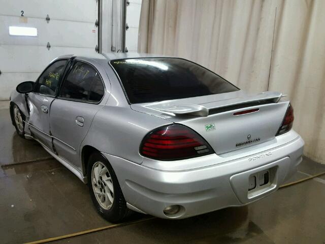 1G2NF52E93C236390 - 2003 PONTIAC GRAND AM S SILVER photo 3