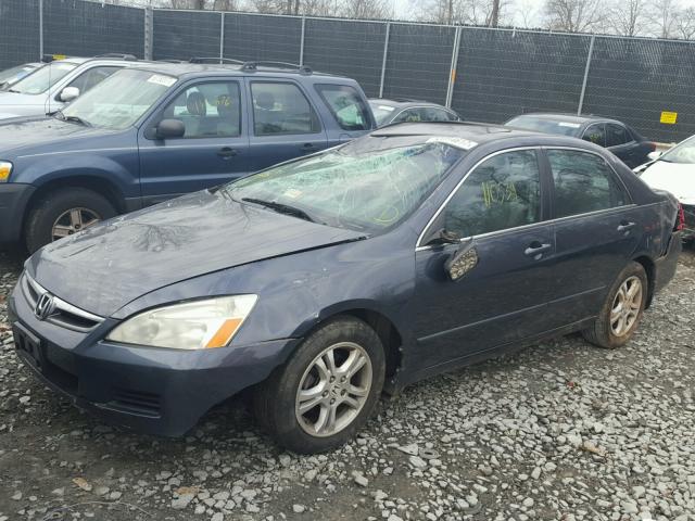 1HGCM56767A158111 - 2007 HONDA ACCORD EX GRAY photo 2