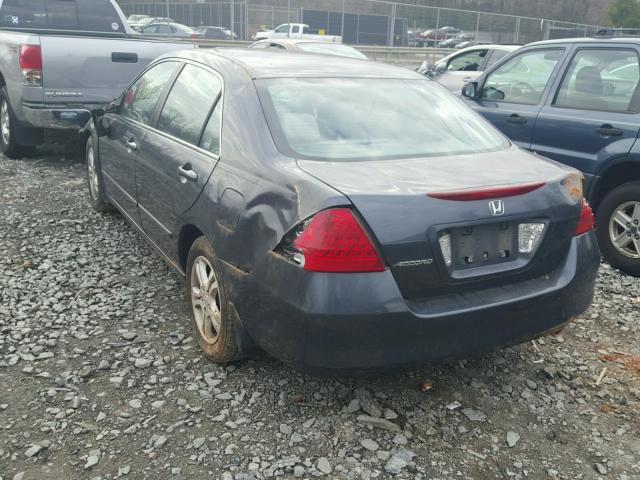 1HGCM56767A158111 - 2007 HONDA ACCORD EX GRAY photo 3