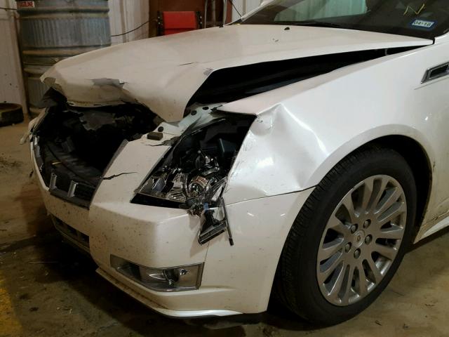 1G6DK1E38C0119376 - 2012 CADILLAC CTS PERFOR WHITE photo 9