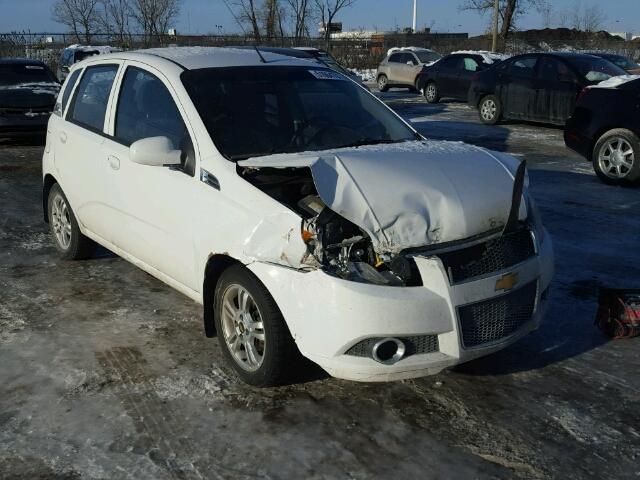 3G1TB6DE2AL116877 - 2010 CHEVROLET AVEO LS WHITE photo 1