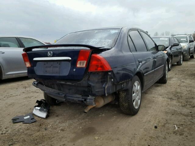 2HGES26761H564427 - 2001 HONDA CIVIC EX ლურჯი ფოტო 6