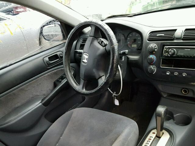 2HGES26761H564427 - 2001 HONDA CIVIC EX ლურჯი ფოტო 9