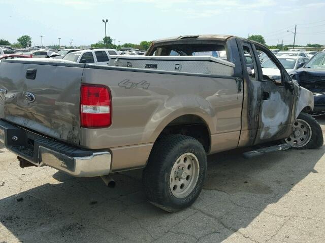 1FTRF14534KD85856 - 2004 FORD F150 CREAM photo 4