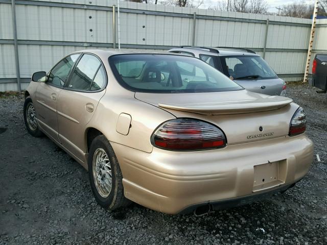 1G2WP52K2YF272340 - 2000 PONTIAC GRAND PRIX GOLD photo 3