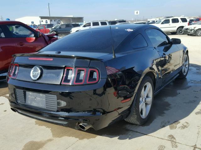 1ZVBP8CF2E5204504 - 2014 FORD MUSTANG GT BLACK photo 4