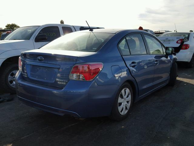 JF1GJAA64EH009335 - 2014 SUBARU IMPREZA BA BLUE photo 4