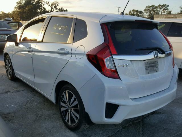 3HGGK5H89FM786937 - 2015 HONDA FIT EX WHITE photo 3