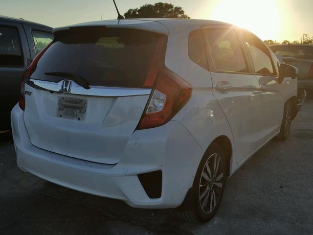 3HGGK5H89FM786937 - 2015 HONDA FIT EX WHITE photo 4