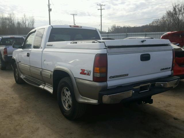 1GCEK19T0XE243985 - 1999 CHEVROLET SILVERADO WHITE photo 3