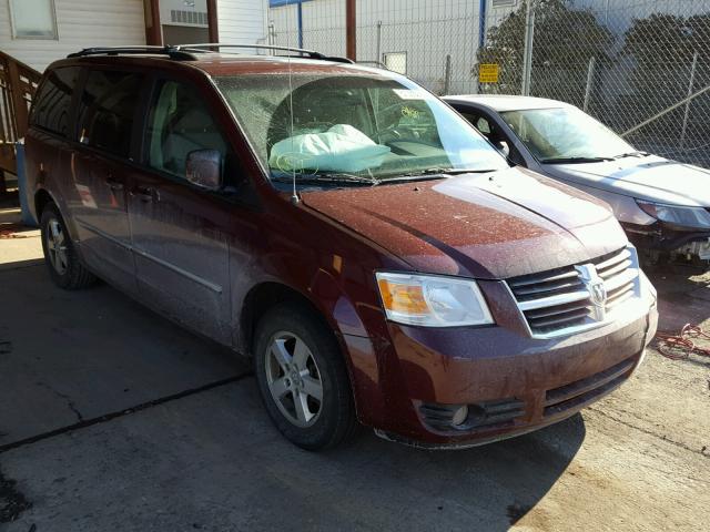 2D8HN54109R506288 - 2009 DODGE GRAND CARA MAROON photo 1