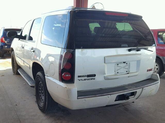 1GKFC03299R169140 - 2009 GMC YUKON DENA WHITE photo 3