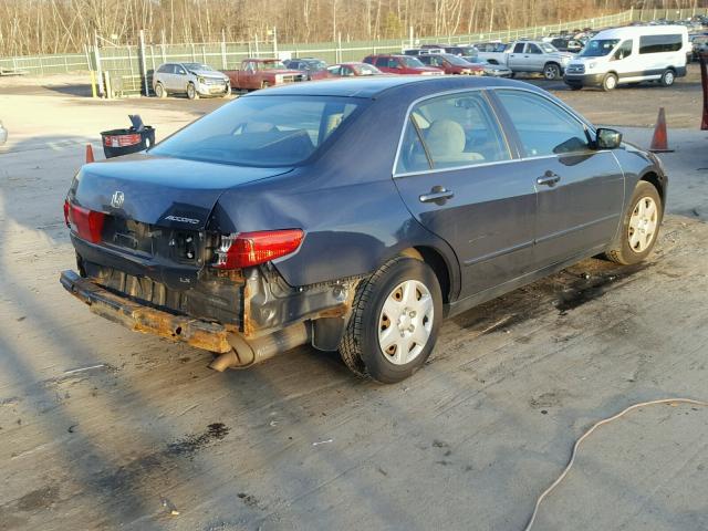 1HGCM56425A168489 - 2005 HONDA ACCORD LX GRAY photo 4