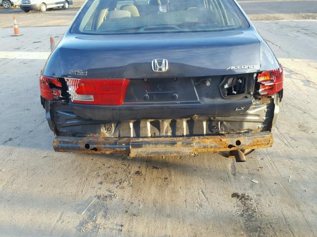 1HGCM56425A168489 - 2005 HONDA ACCORD LX GRAY photo 9