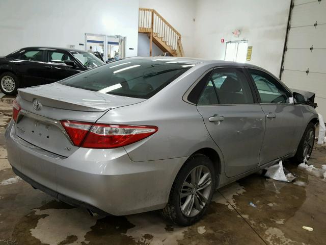 4T1BF1FK4FU954558 - 2015 TOYOTA CAMRY LE SILVER photo 4