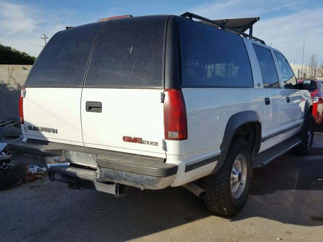 3GKGK26J0TG504038 - 1996 GMC SUBURBAN K WHITE photo 4