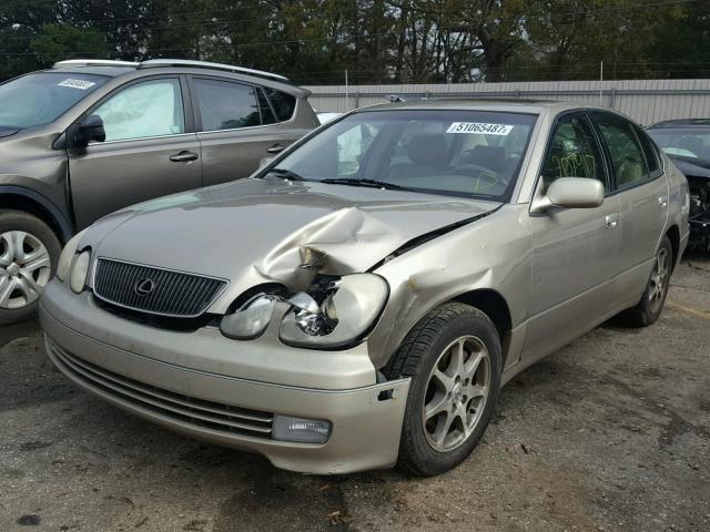 JT8BD68S0Y0105136 - 2000 LEXUS GS 300 GOLD photo 2