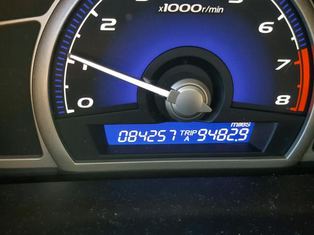 2HGFA1F94AH525600 - 2010 HONDA CIVIC EXL წითელი ფოტო 8