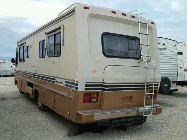 1GBKP37W4H3334563 - 1987 WINNEBAGO WINNEBAGO BROWN photo 3