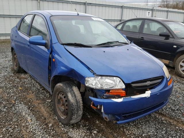 KL1TD52634B207242 - 2004 CHEVROLET AVEO BLUE photo 1