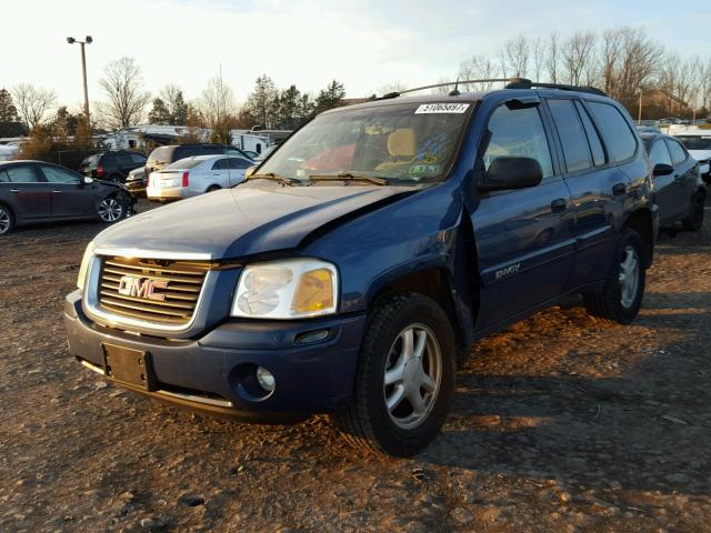 1GKDT13S852200605 - 2005 GMC ENVOY BLUE photo 2