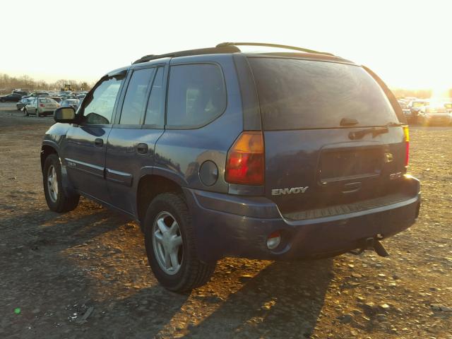 1GKDT13S852200605 - 2005 GMC ENVOY BLUE photo 3