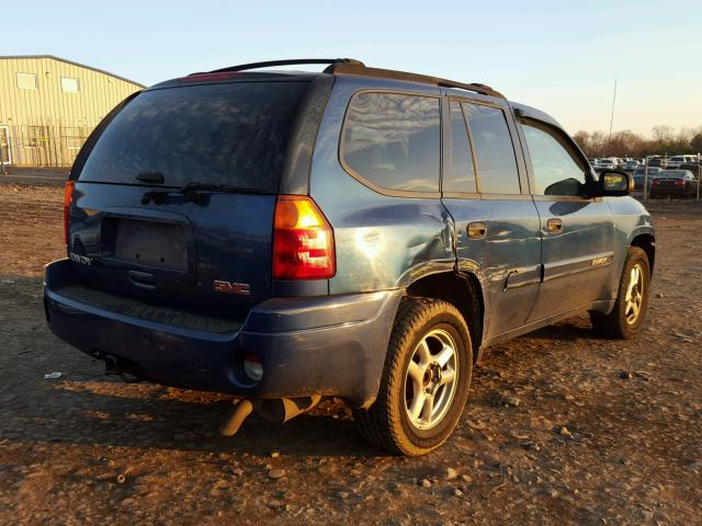 1GKDT13S852200605 - 2005 GMC ENVOY BLUE photo 4