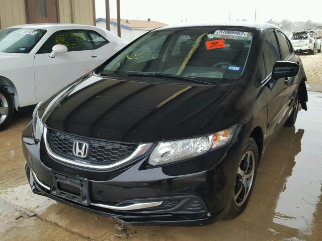 19XFB2F79FE010885 - 2015 HONDA CIVIC SE BLACK photo 2