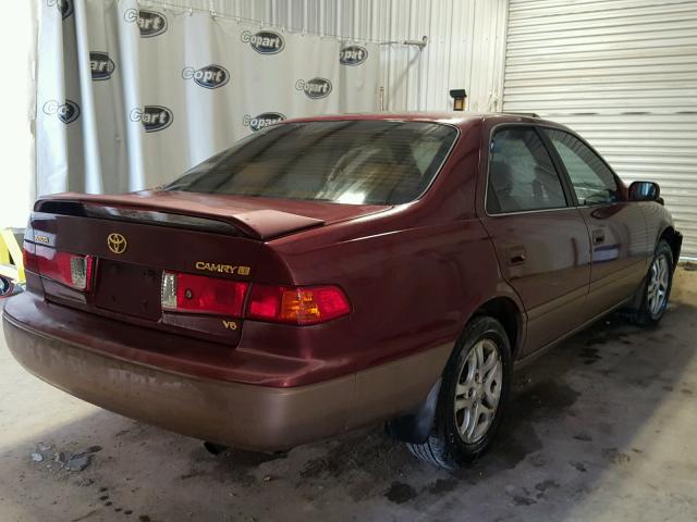 4T1BF22K9YU952710 - 2000 TOYOTA CAMRY LE MAROON photo 4