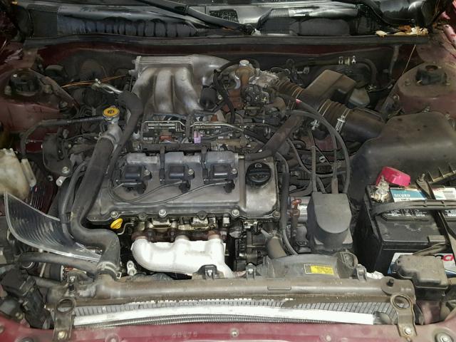 4T1BF22K9YU952710 - 2000 TOYOTA CAMRY LE მუქწითელი ფოტო 7