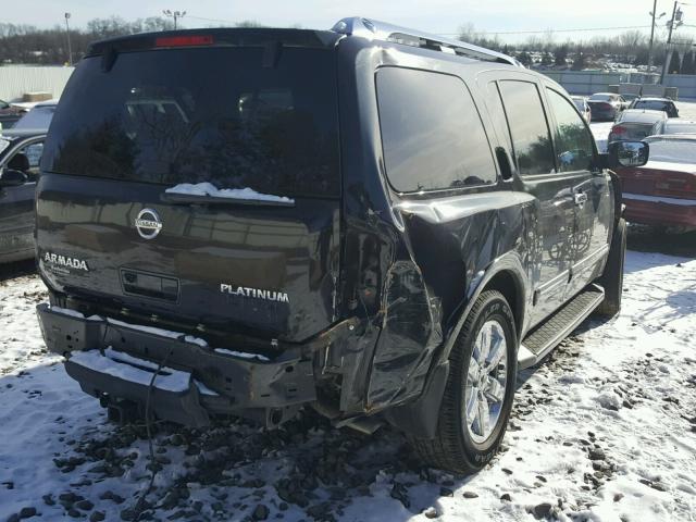 5N1AA0NE0BN613338 - 2011 NISSAN ARMADA PLA BLACK photo 4