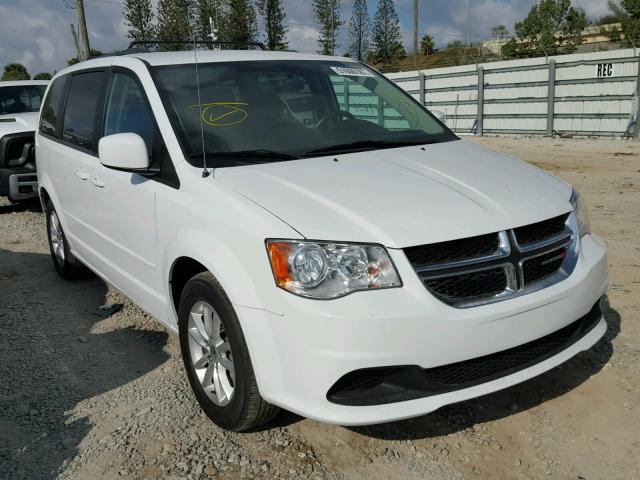 2C4RDGCG0FR718272 - 2015 DODGE GRAND CARA WHITE photo 1